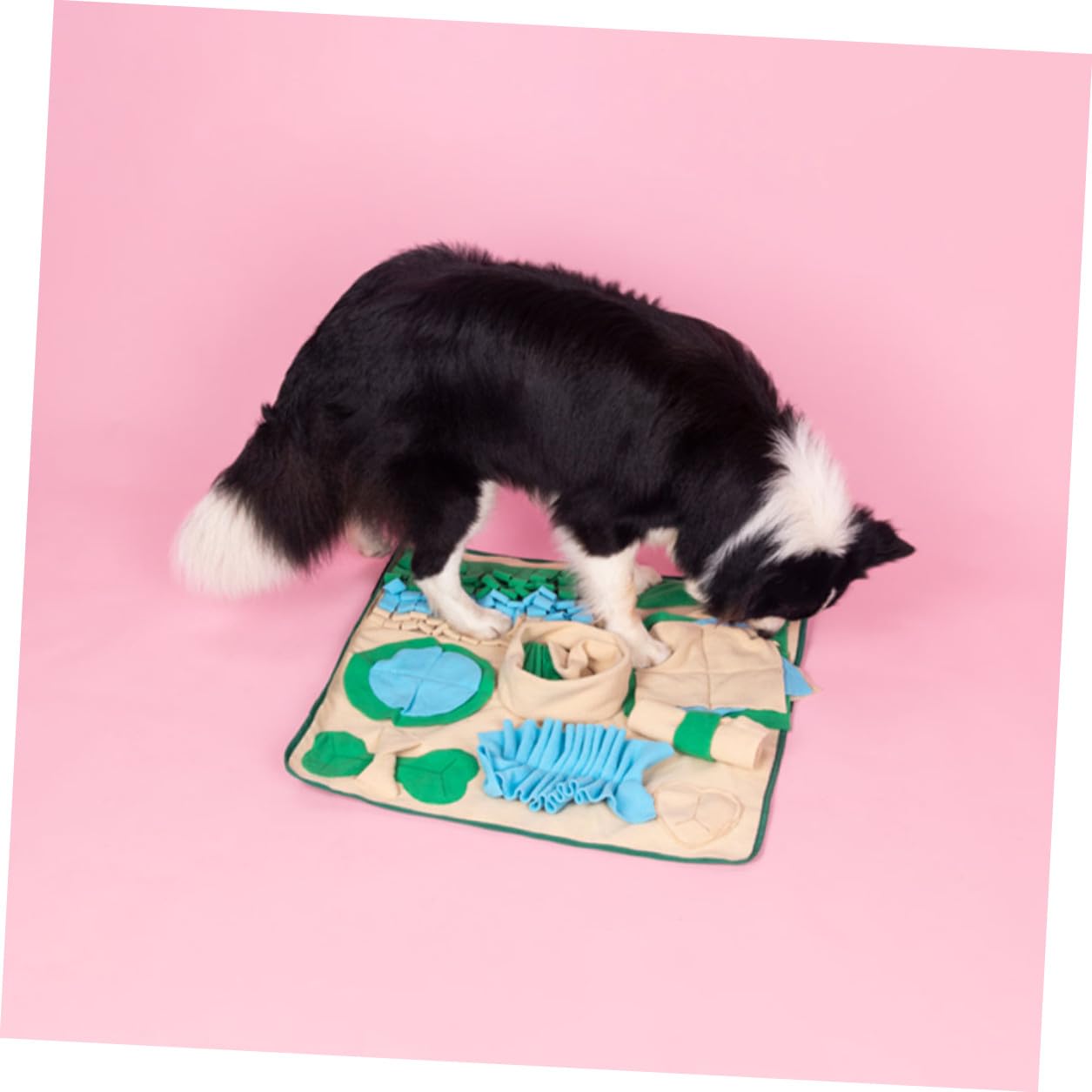 TOYANDONA Futtermatte Hund Schnüffelmatte Kreativ Leicht Tragbar Für Kleine Große Hunde Trainingsmatte Duftspielzeug Für Natürliche Futtersuche Und Beschäftigung