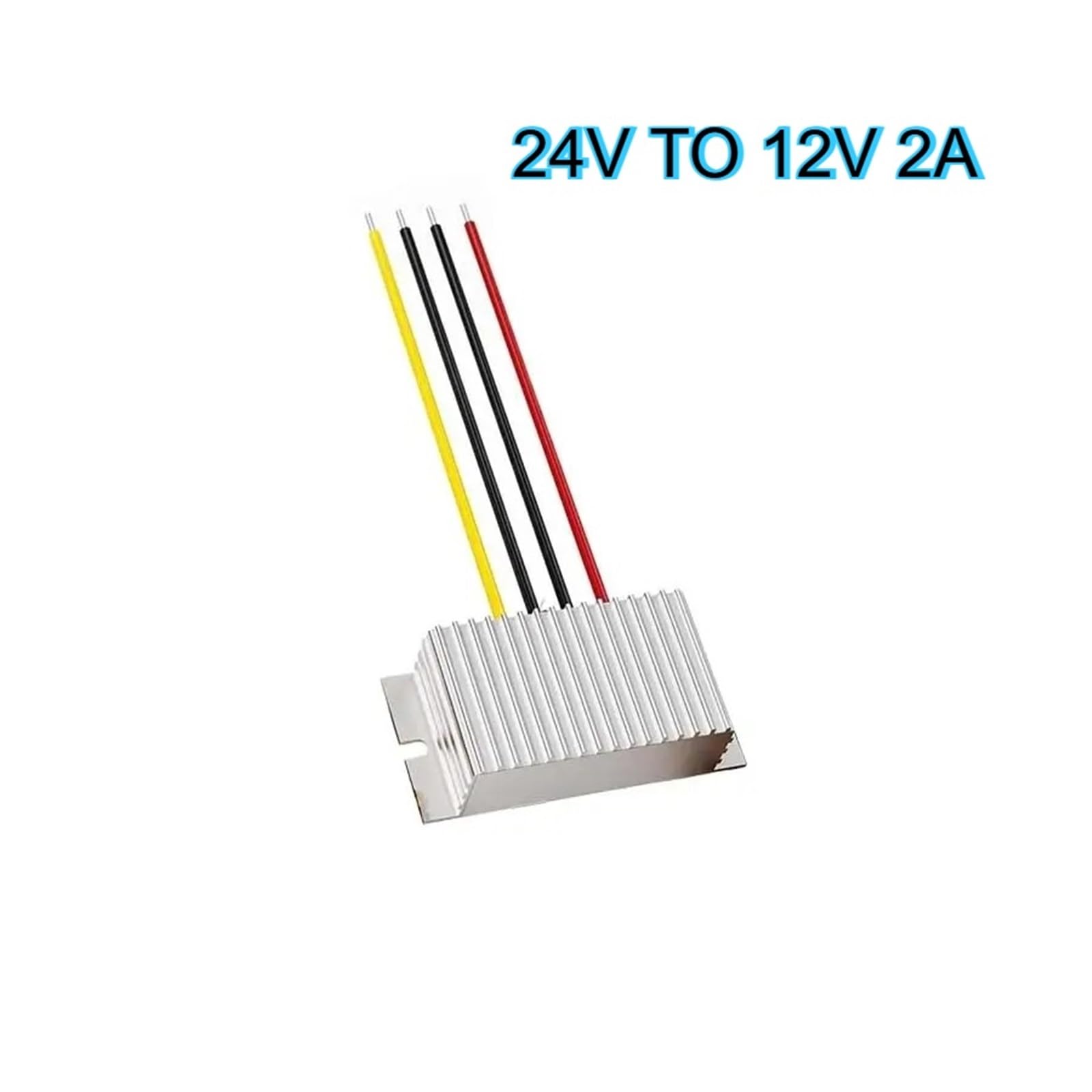 DC DC 24V to 12V 1A 2A 3A 4A 5A Model Converter Waterproof Voltage Regulator Step Down Model Power Converter for Cars(2A)
