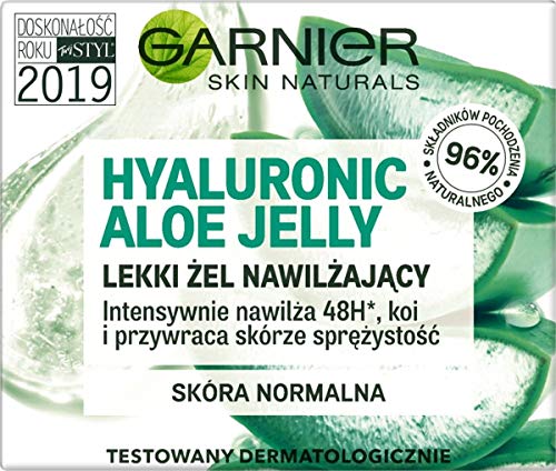 Garnier _Hyaluronic Aloe Jelly Lekki ¿El Nawil¿Aj¹Cy Do Skóry Normalnej I Mieszanej 50 Ml