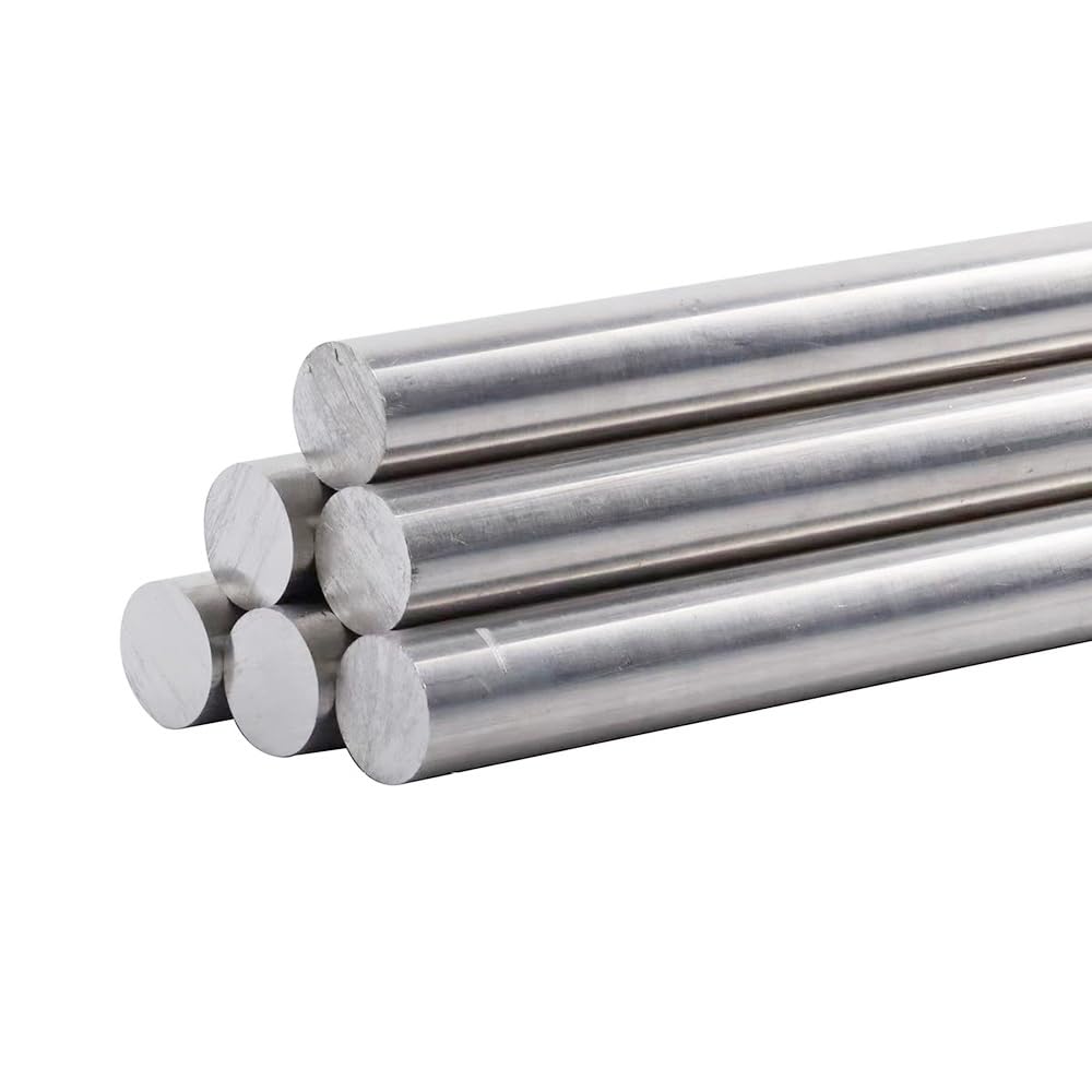 Solidny okrągły pręt ze stopu aluminium 6061, długość 500 mm 1 szt., średnica 5–60 mm z możliwością krojenia, lekki, odporny na korozję(50mm)