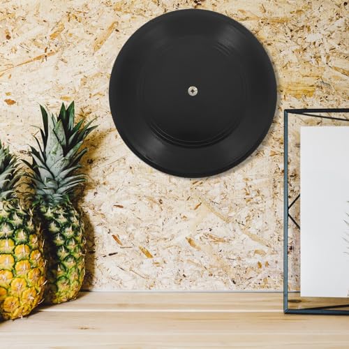 Gadpiparty 12 Zoll Leere Vinyl-Schallplatten-Wanddekoration Vinyl-Schallplatten Für Ästhetische Wanddekoration Gefälschte Bastelprojekte Ästhetische Raumdekoration Für Zu Hause