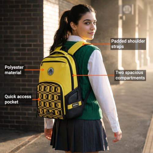 Image of Nasher Miles Harry Potter Backpack | Laptop Backpack | Ideal for Office, College, School & Travel | Men, Women, Boys, Girls