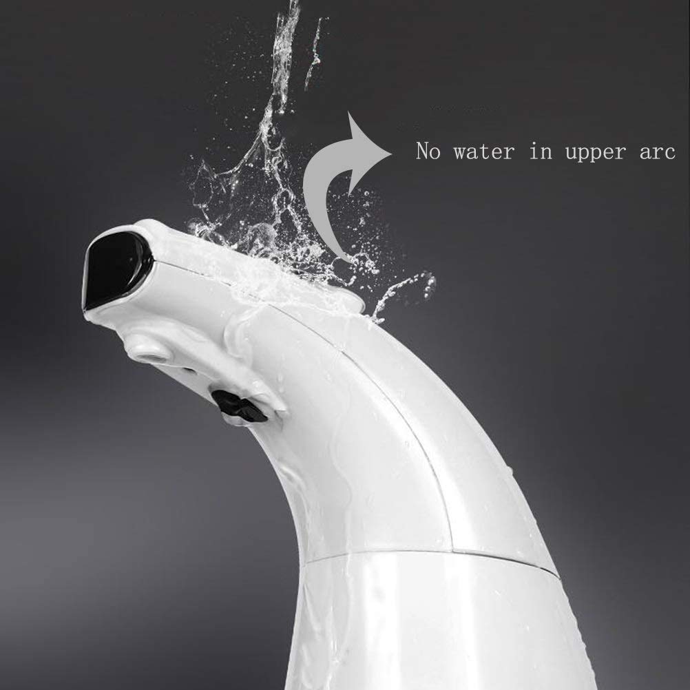 Dispenser per Sapone Automatico, Ricaricabile 11oz / 330ml Distributore di Sapone schiumogeno Senza tampeggio Impermeabile, Adatto per Bagno/Cucina/Ufficio/Hotel
