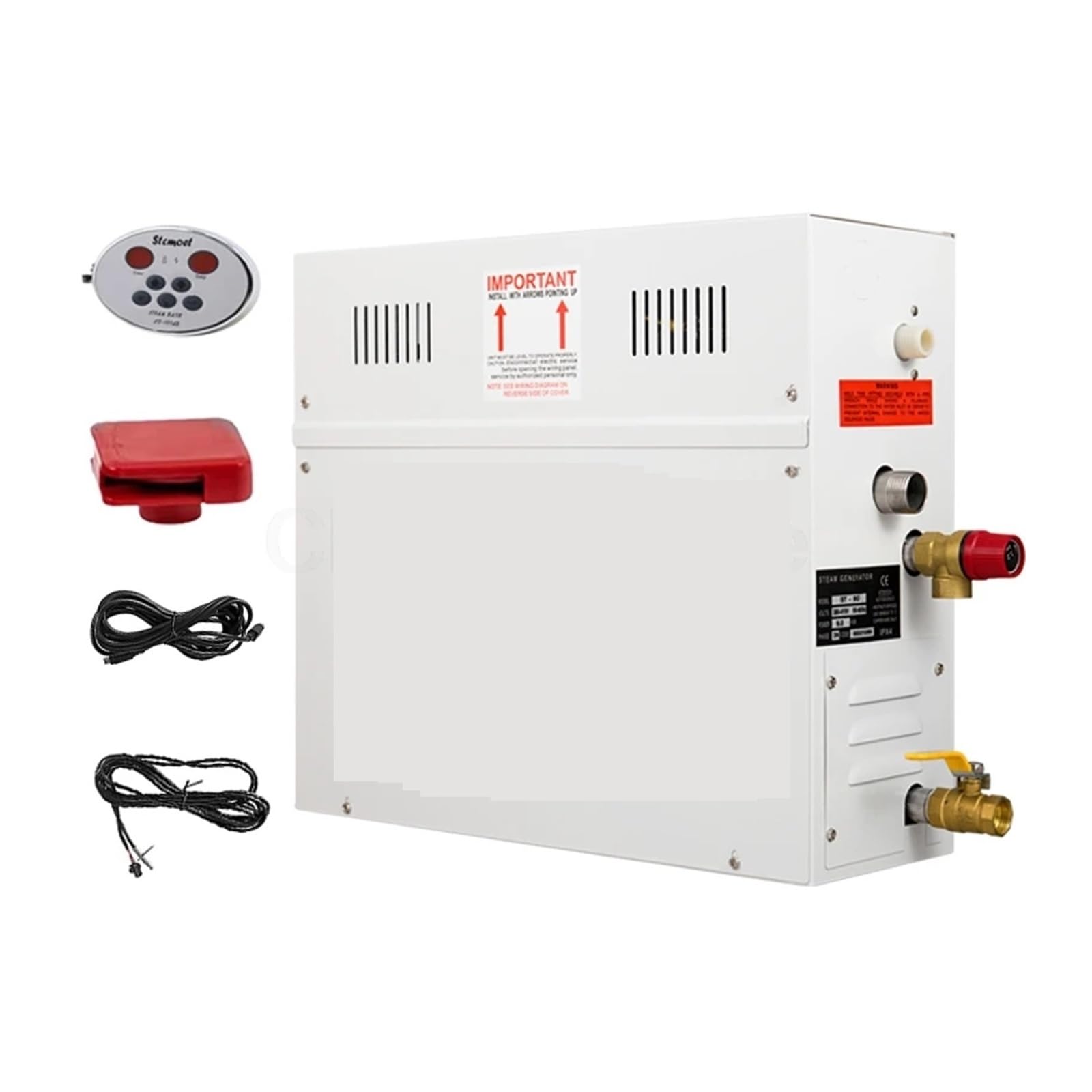 Sauna parowa, Generator Pary ST45 4,5 KW Do Prysznica, Domowy Parownik, Wyposażenie Sauny, Sauna, Prysznic Parowy SPA Z Cyfrowym Sterownikiem do codziennego domowego SPA(ST45 4.5KW 380V)