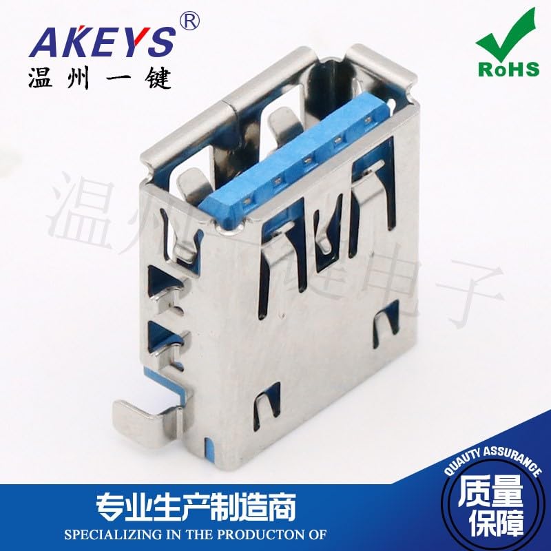 Wiring Connecting Terminals - 10 PCS DS-2-02 Square S Large Terminals Connector, Big One Core, Four Foot Socket, 1PIN Needle DIN Base