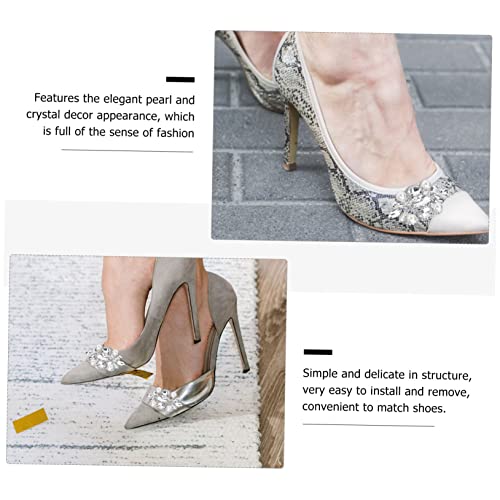 Boucles de chaussures en perles d'un raffinement absolu pour mariée - 4