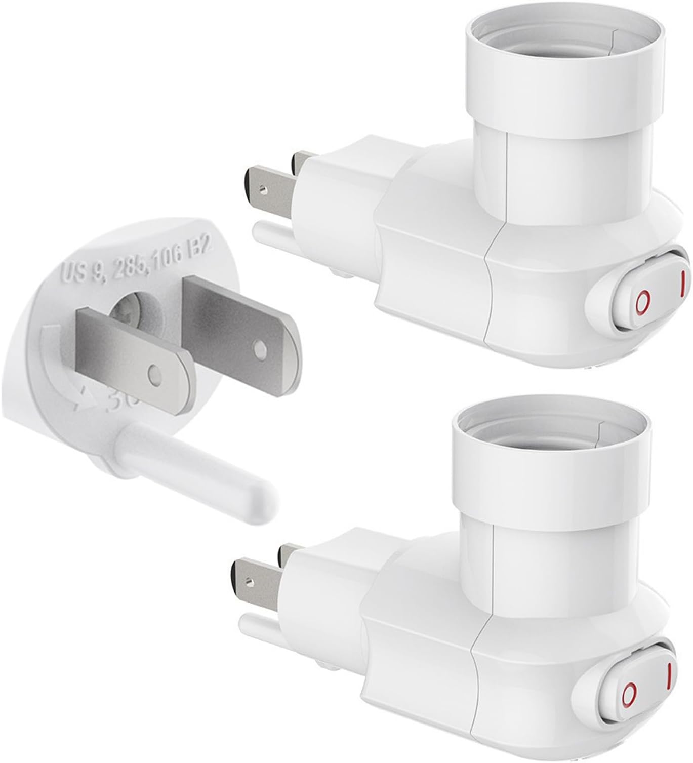 Adaptador Enchufe 5 En 1 – 2 Tomas EU + 2 USB – Distribuidor De Pared Blanco – 250V 10A – Conexión Múltiple