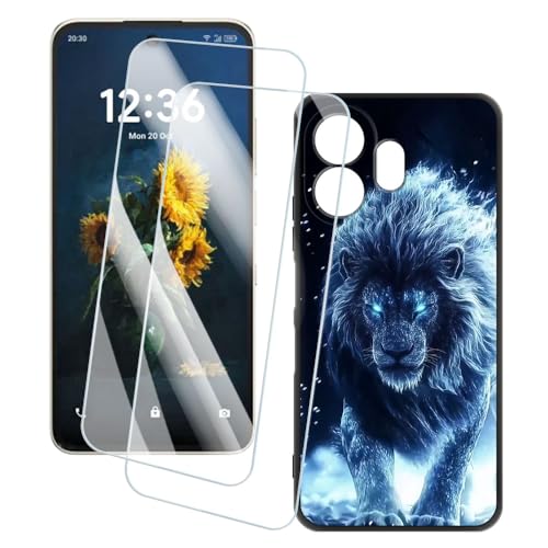 OAGELIM 2�Z�b�g �X�N���[���v���e�N�^�[ + �P�[�X TCL NxtPaper 70 Pro 5G (6.9 �C���`) �Ƃ̌݊������� �A�[�e�B�X�e�B�b�N�J�X�^���v�����g�J�o�[�Ƌ����K���X�t�B���� �X�N���b�`�h�~ (���C�I��)