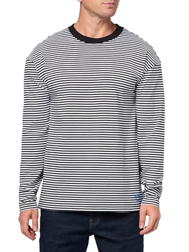 T-Shirt à Manches Longues Nustripe Hugo pour Homme en Lot de 1