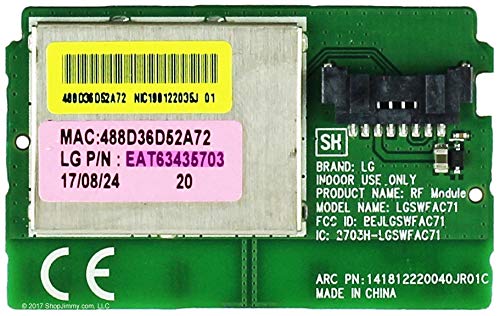 LG EAT63435703 WiFi Module circuit board