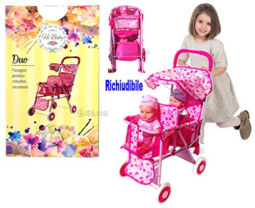 StrMy Passeggino per Bambolotti Gemelli + 2