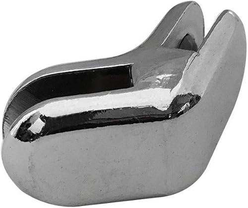 Miniatura 3 de Set of 20 PC Chrome Metal 120 Degree 2 Way Glass Connector Clips 3/16'' Tempered Glass Shelf