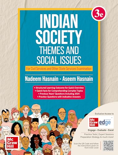 Image of Indian Society: Themes and Social Issues, 3e | UPSC CSE 2026 | Exclusive Access to McGraw Hill Edge