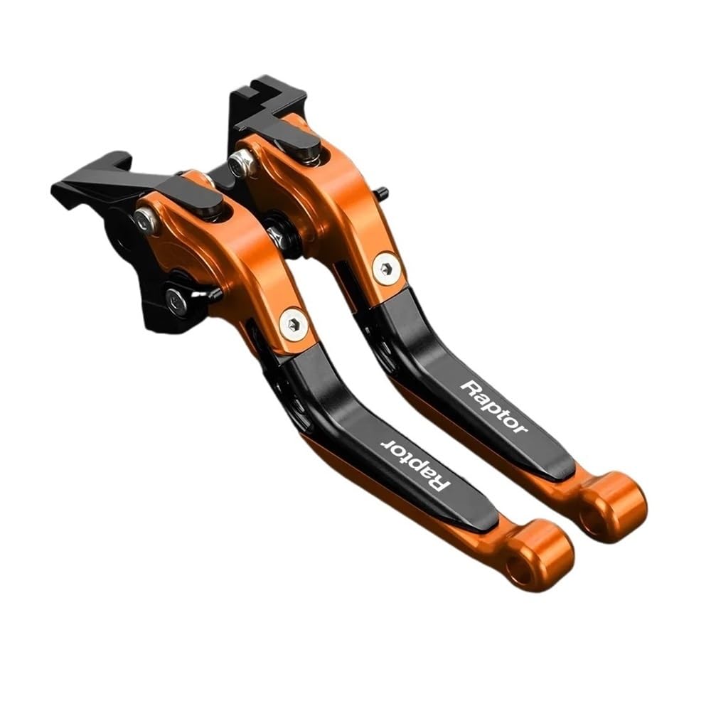 YQIAPZE for YFM660 Raptor YFM700 YFM700R Motorcycle Adjustable Brake Clutch Levers Handle Handlebar Grips Ends Brake Clutch Levers Handlebars