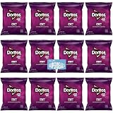 Doritos Flavored Tortilla Chips, Spicy Sweet Chili, Reduced Fat,1 Ounce (Pack of 12) Bundled by SUPERDEALS with Mystery Gift