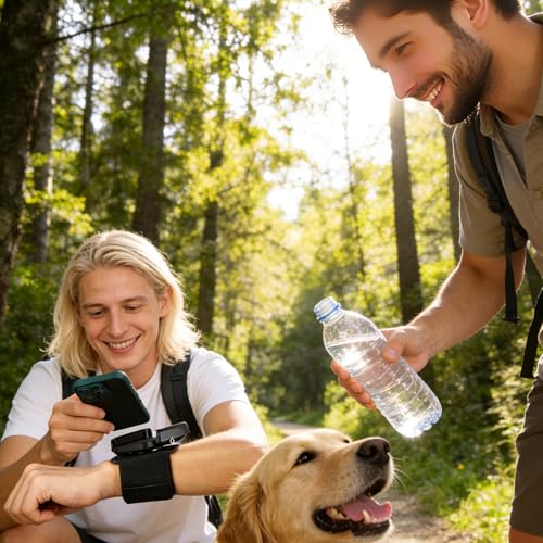 Support de téléphone portable avec brassard de sport réglable solide