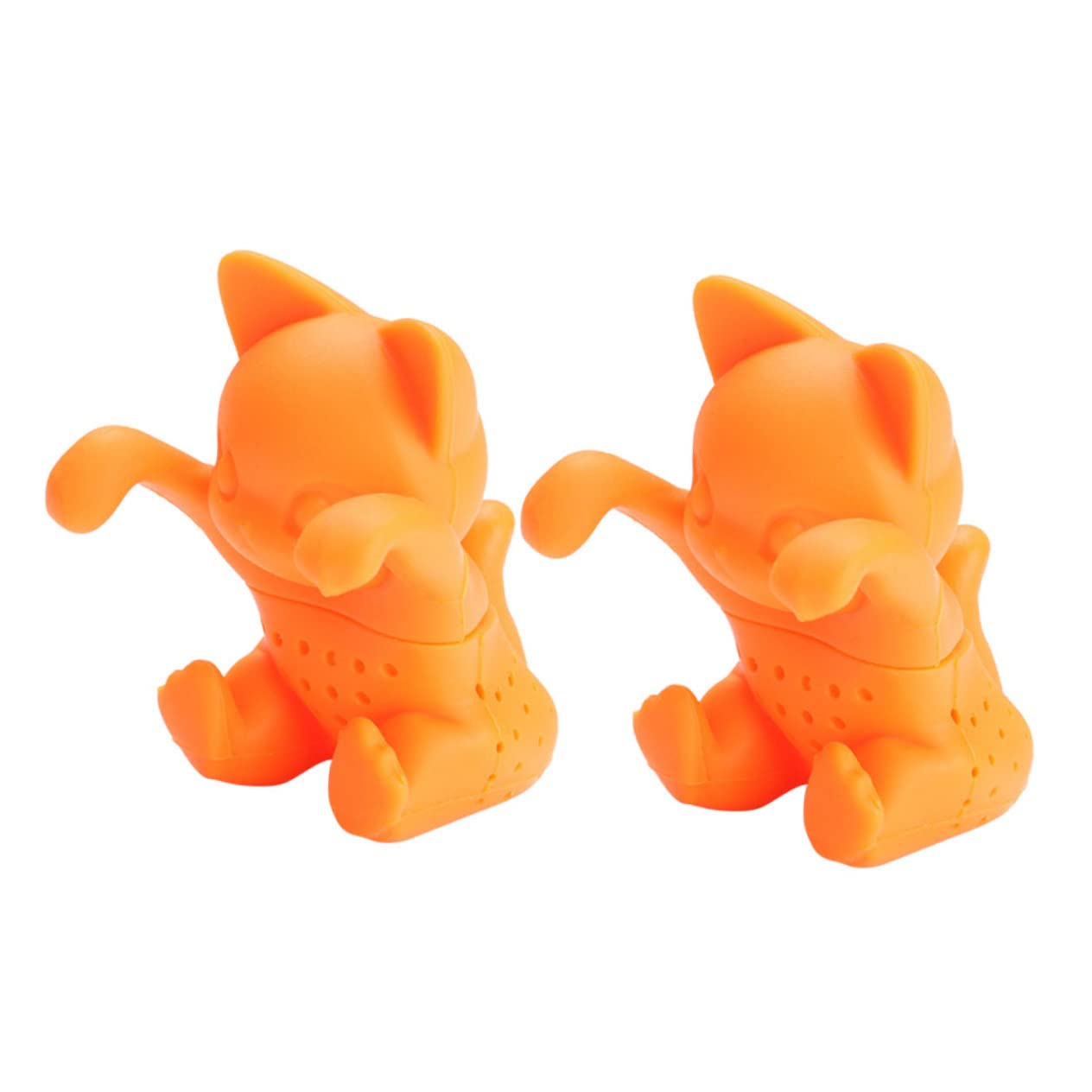 Amosfun 6 Pièces infuseur à thé chat accesoire cuisine filtre à thé animal infuseur à en vrac passoire à infuseur de cuisine infuseur à animal filtre à en silicone