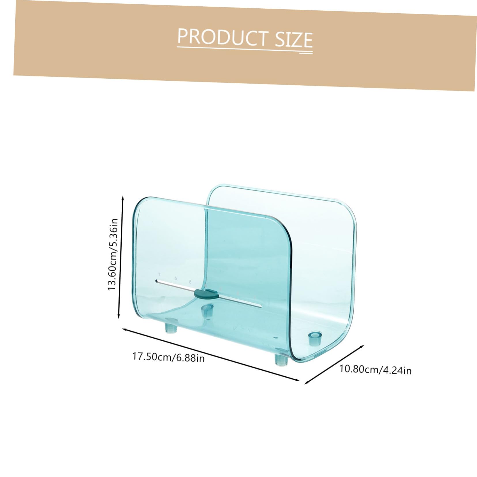 Alipis U Shaped Skincare Case Capacity Facial Non Slip Desktop Organizer for Home Keeps Cosmetics Tidy and Accessible for Skincare Routine