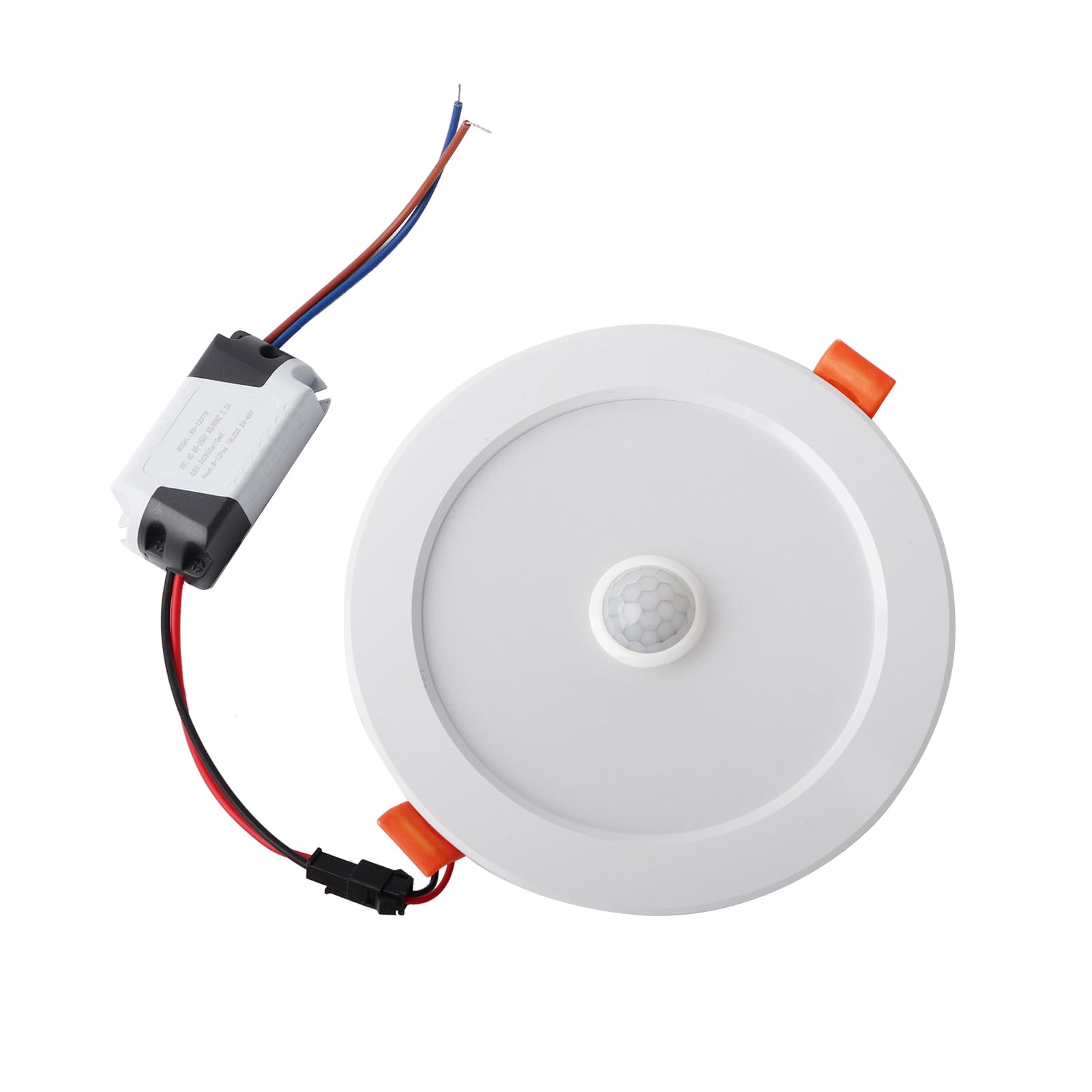 12W LED Ceiling Light Downlight with Human Body Sensor, Sturdy and Durable, High Brightness, Low Power Consumption, Perfect Decoration for Home Indoor (Pure White 6000k)