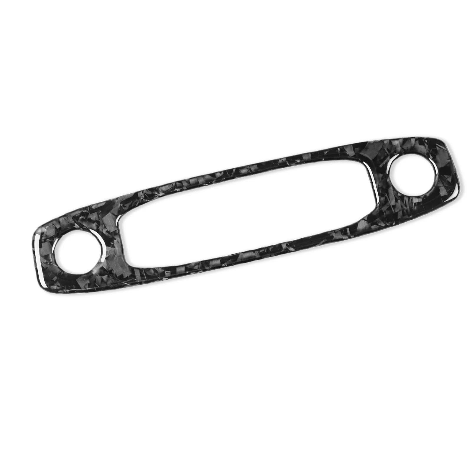 Car Decoration Interior Accessory Front Reading Light Panel Frame Sticker for Tesla Model 3 2017-2022 Y 2020-2022 Anti-dust(Forging BIack)