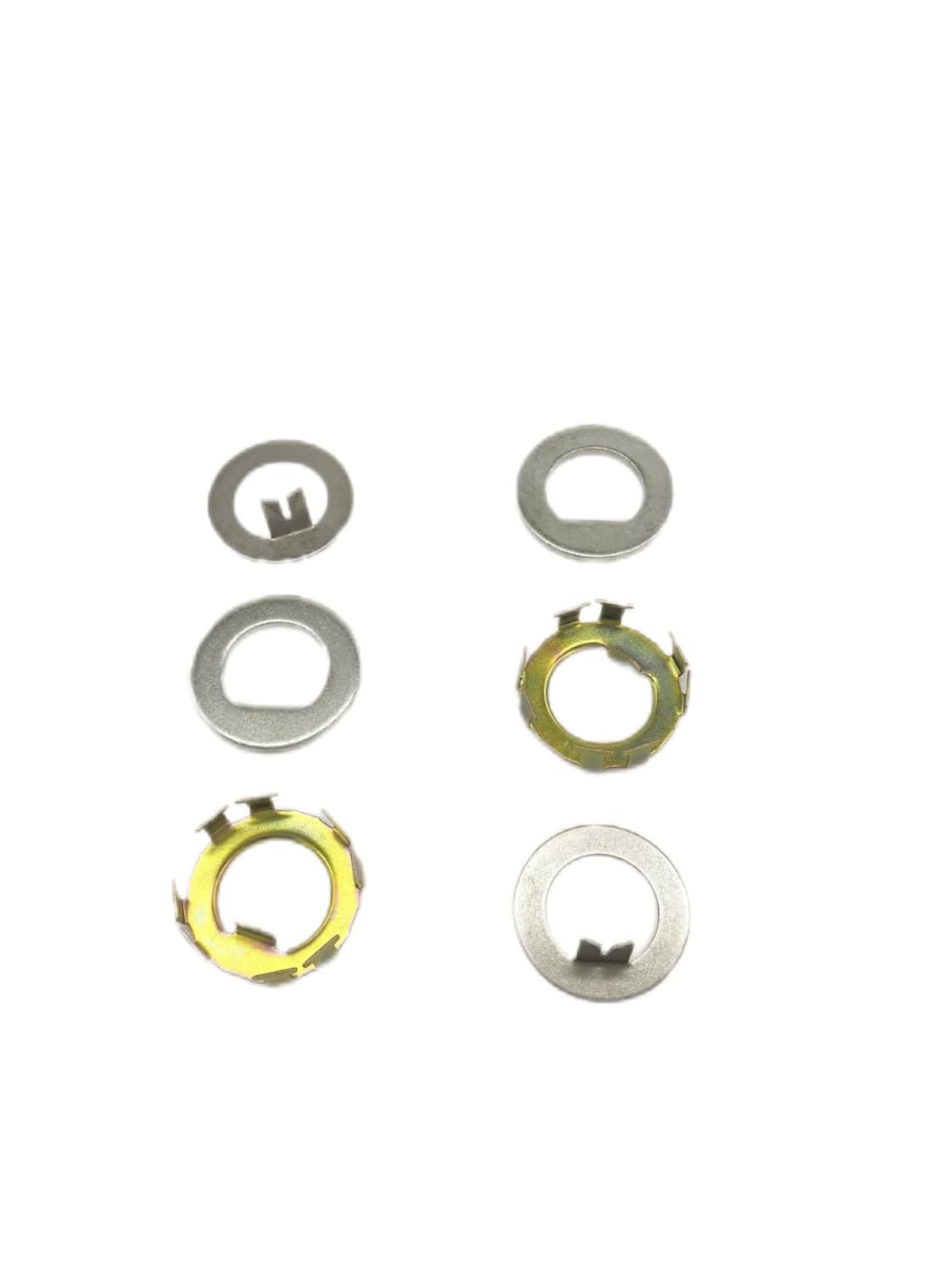 Trailer Axle Spindle Wheel Spindle Tang Washer 1" D Washer and Trailer Spindle Nut Retainer for New EZ-Lube Jam Nut 2K-9K Dexter Axle (2 Pack)