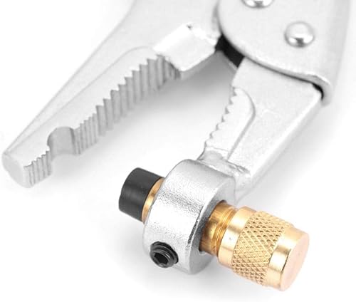 Miniatura 7 de Maxmartt Herramientas manuales de soldadura de aire acondicionado, herramienta de alicates de bloqueo de tubo de refrigeración de recuperación de