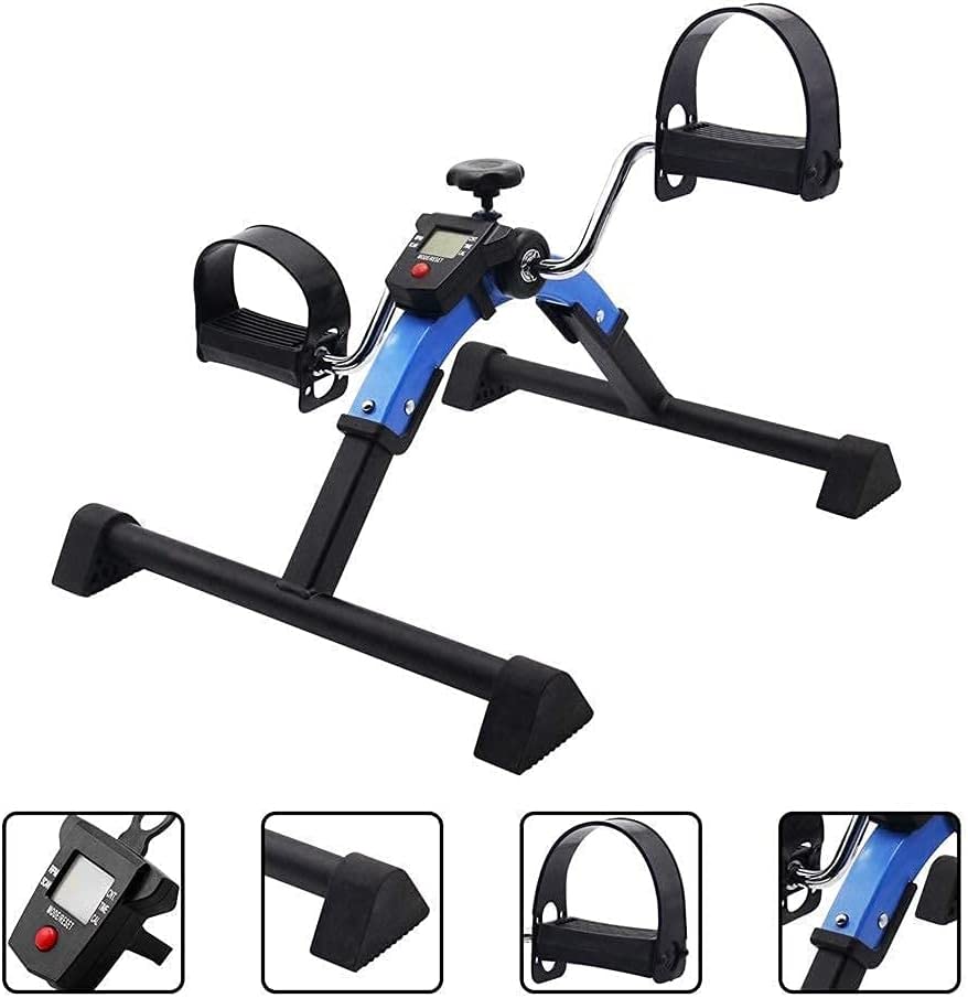 Mini bicicleta plegable para ejercicio de piernas y brazos miniatura 2