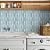 Art3dwallpanels Peel and Stick Backsplash for Kitchen, 10 Sheet 12x12 Inch Self Adhesive Wall Tiles, 3D Design Stick on Tile for Bathroom Laundry Room Back Splashes,Blue