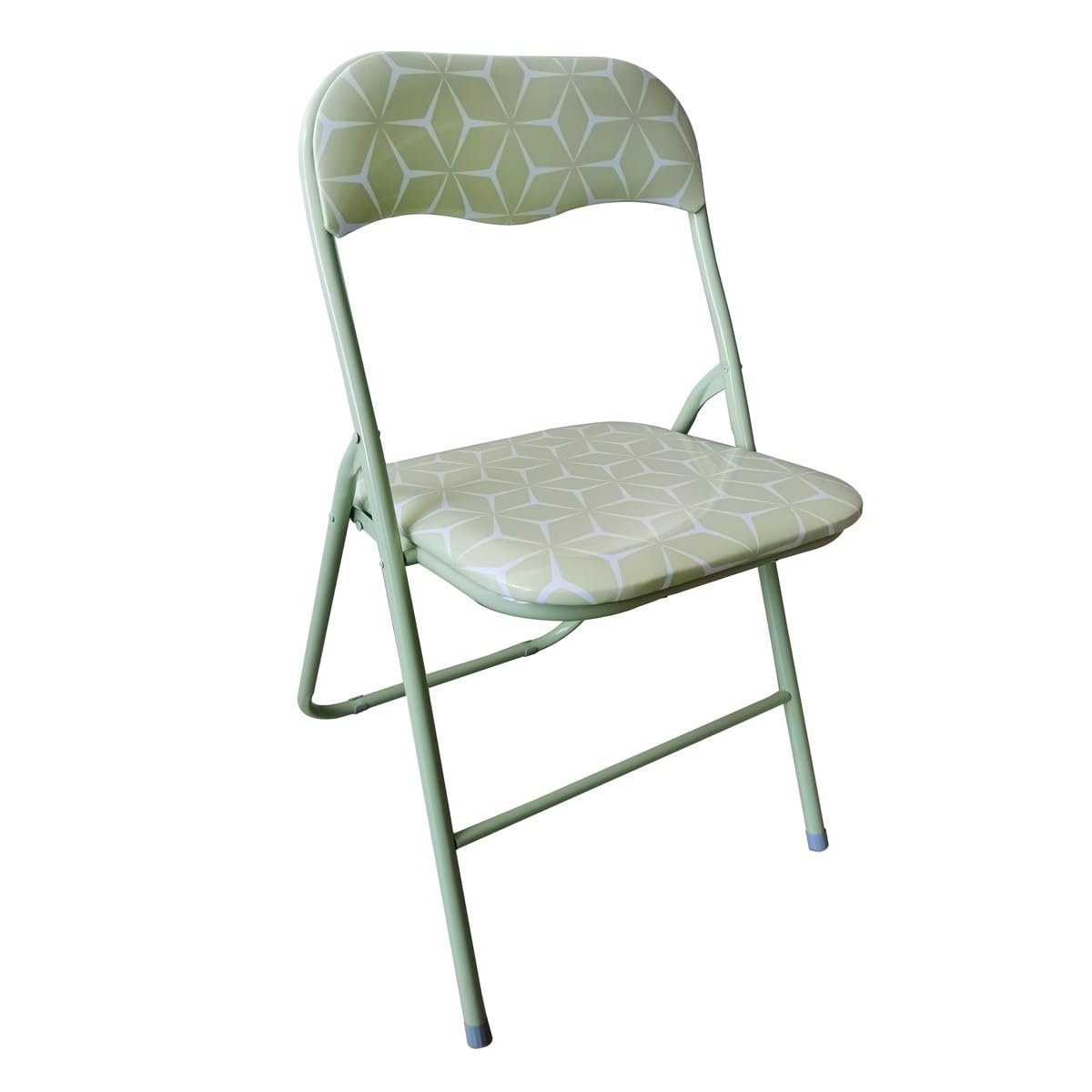 Maury's Sedia Shape Richiudibile Struttura in Plastica e Alluminio Seduta Morbida Colorazione Varia ideale per Camerette Camere e Uffici (Verde)