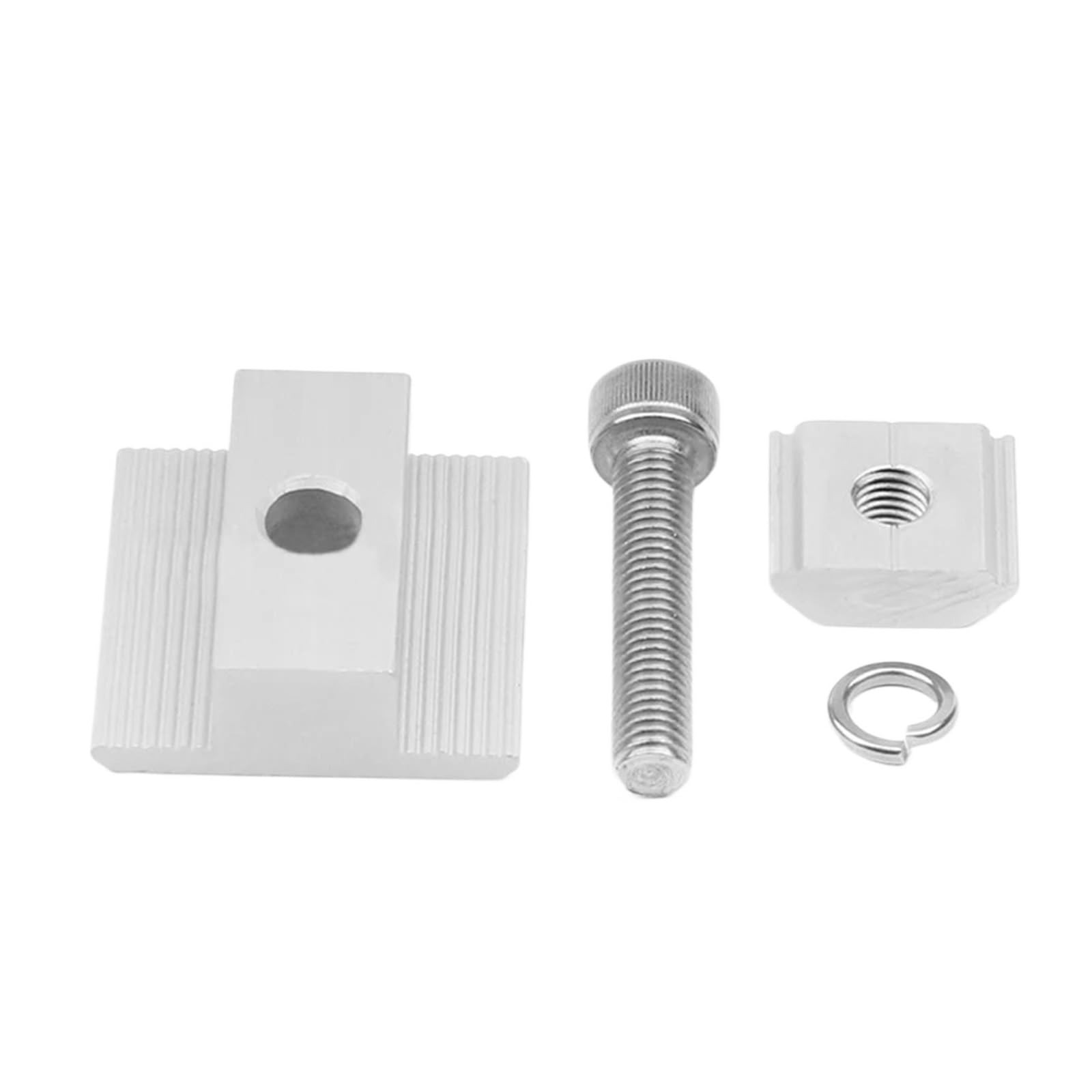 Solar Panel Mounting Brackets Solar Panel Mounting Fixing Clamp Adjustable Z Bracket Metal End & Mid PV Clip(6PCS End Clamp 30mm)