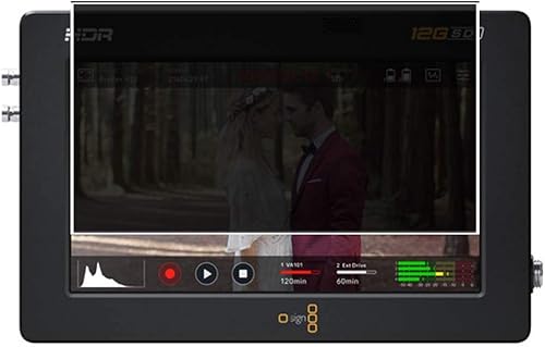 Puccy - Protector de pantalla de privacidad, compatible con Blackmagic Design Video Assist 5" protector de TPU antiespía (protectores de cristal no