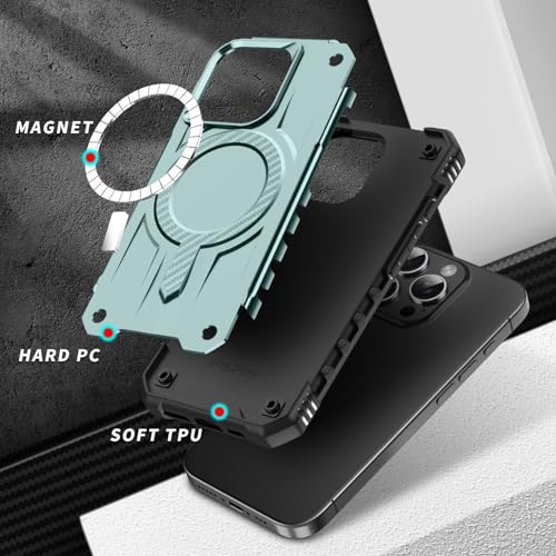 Coque de téléphone résistante aux chutes compatible iPhone 16 Pro Max aimantée et fine