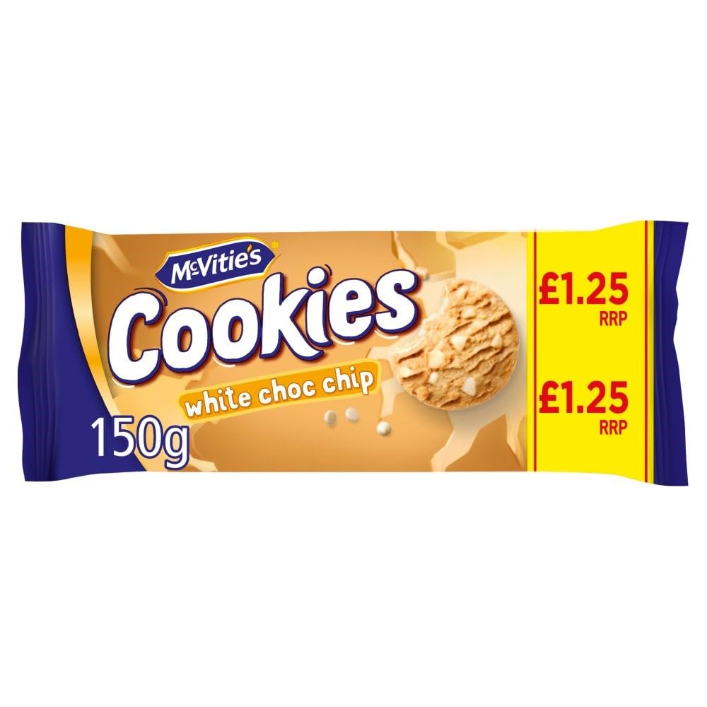 McVitie's Cookies The Chunky One White Chocolate Chip 150g - Pack of 12