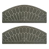 Photo Gallery eawfgtuw tappetino per scale semicircolare con motivo europeo antiscivolo, assorbente, per riduzione del rumore, per scale interne ed esterne, 65 x 24 x 4 cm, confezione da 2 (grigio) Photo Gallery eawfgtuw tappetino per scale semicircolare con motivo europeo antiscivolo, assorbente, per riduzione del rumore, per scale interne ed esterne, 65 x 24 x 4 cm, confezione da 2 (grigio)