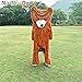 Juguetes Blandos Gran Oso De Peluche Piel del Oso Sin Llenar Oso Gigante Liyannan (Color : Dark Brown, Size : 300cm)