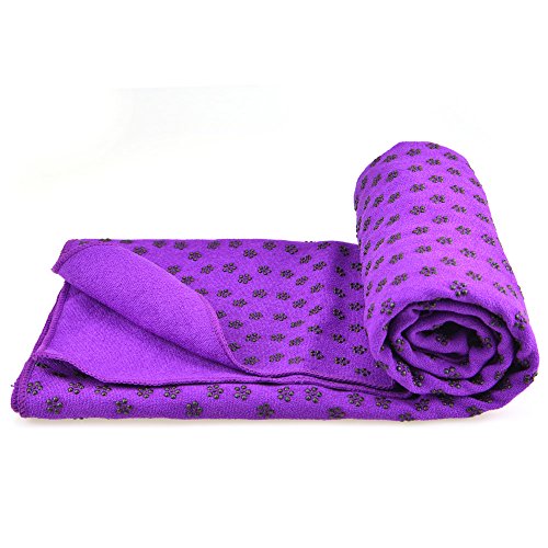 Bestek Kidless Mat-size Yoga Towel Yoga Mat Towel Yoga Towels for Mat Hot Yoga Towel