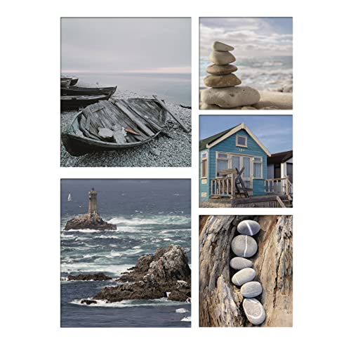 Graham & Brown images de toile Plage, 5 pièces, 41–804