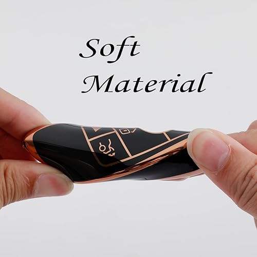 Miniatura 6 de WSAuto Funda para llavero de Mercedes Benz con bandera estadounidense, llavero de metal de cuero compatible con 2019-2021 Clase A Clase C Clase G