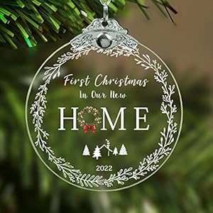 Kilrygh 2022 House Warming Gifts New Home ,Our First Christmas in Our New Home Ornament, Housewarming Gifts for New…