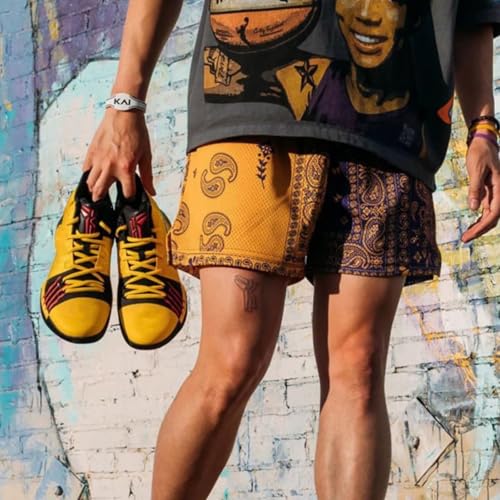 Men's Mesh Graphic Basketball Shorts Streetwear Gym Shorts Summer Cool Casual Running Workout Shorts with Pockets4