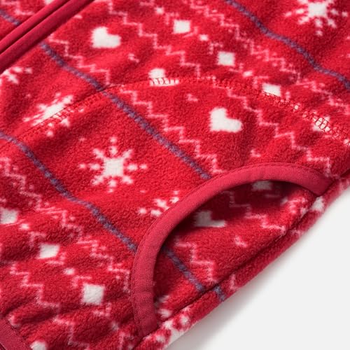 Image of Toddler Boys Girls Fleece Jacket Lightweight Fall Spring 2-12 Years | Soft Anti-Pilling Fleece, Easy Zip-Up, Hand-Warm Pockets, Windproof Stand Collar, Wear Alone or as Layer, Ideal for School