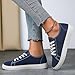 Imagen de Genérico 2026 Zapatos Casuales para Mujer Zapatos de Moda Unisex con Cordones de Lona cómodos Zapatos Planos Transpirables para Todos los días para Hombres y Mujeres