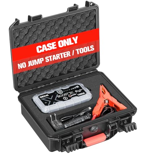 Case for NOCO Boost X GBX45 – Waterproof Hard Carrying Cases for 1250A Ultrasafe Jump Starter Box Power Bank Jumper Cabl - Detailed View