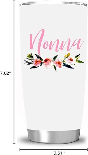 Miniatura 6 de Hasdon-Hill Nonna - Taza de café de viaje para abuela, vaso de acero inoxidable con aislamiento al vacío, 20 onzas