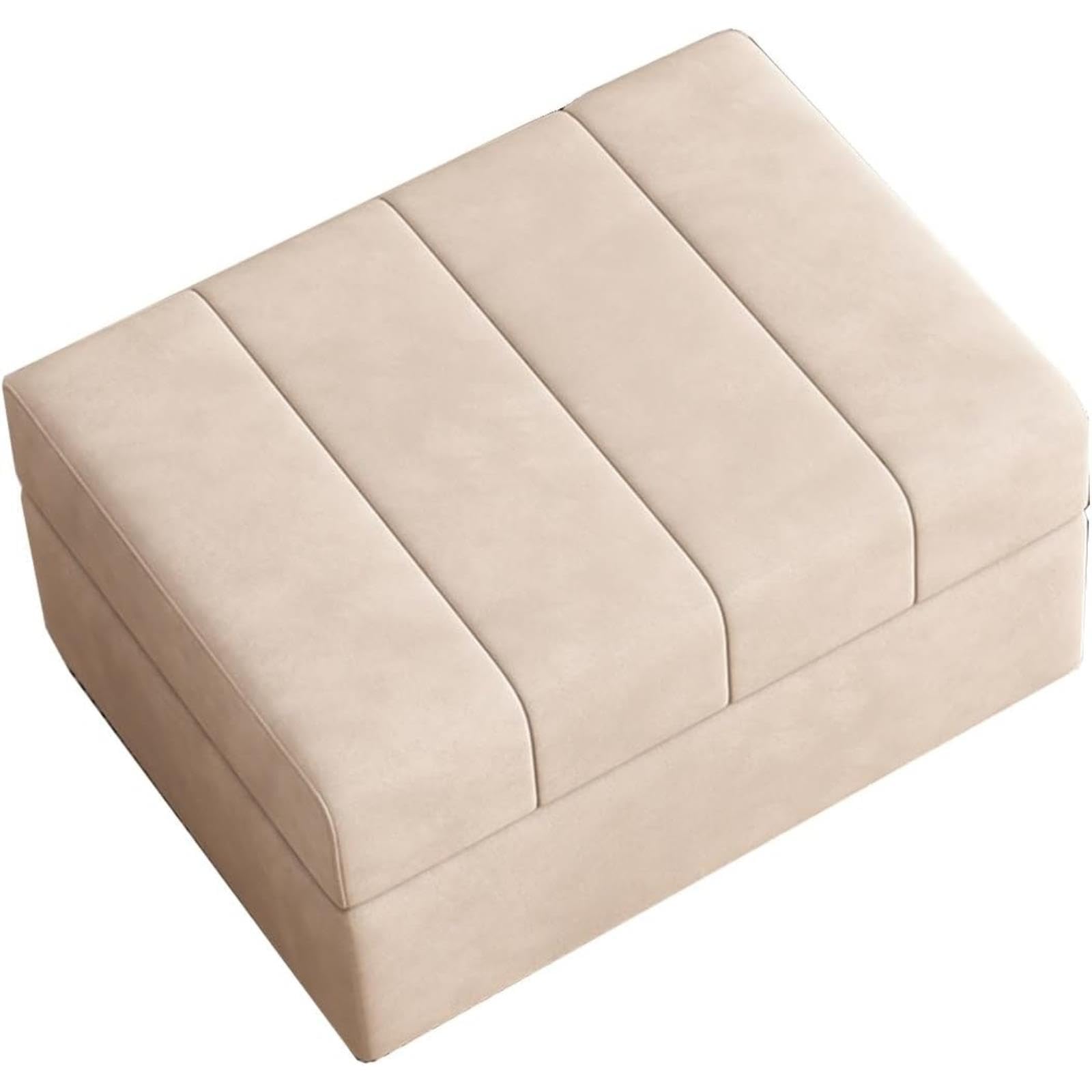 Banc ottoman de rangement capitonné au design chic pour sublimer votre entrée