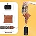 BARGIFTS Clip and Go Strap for Phone with Wallet Crossbody, Cell Phone Lanyard with Zippered Pouch, Adjustable Phone Strap Crossbody with Wallet- Brown