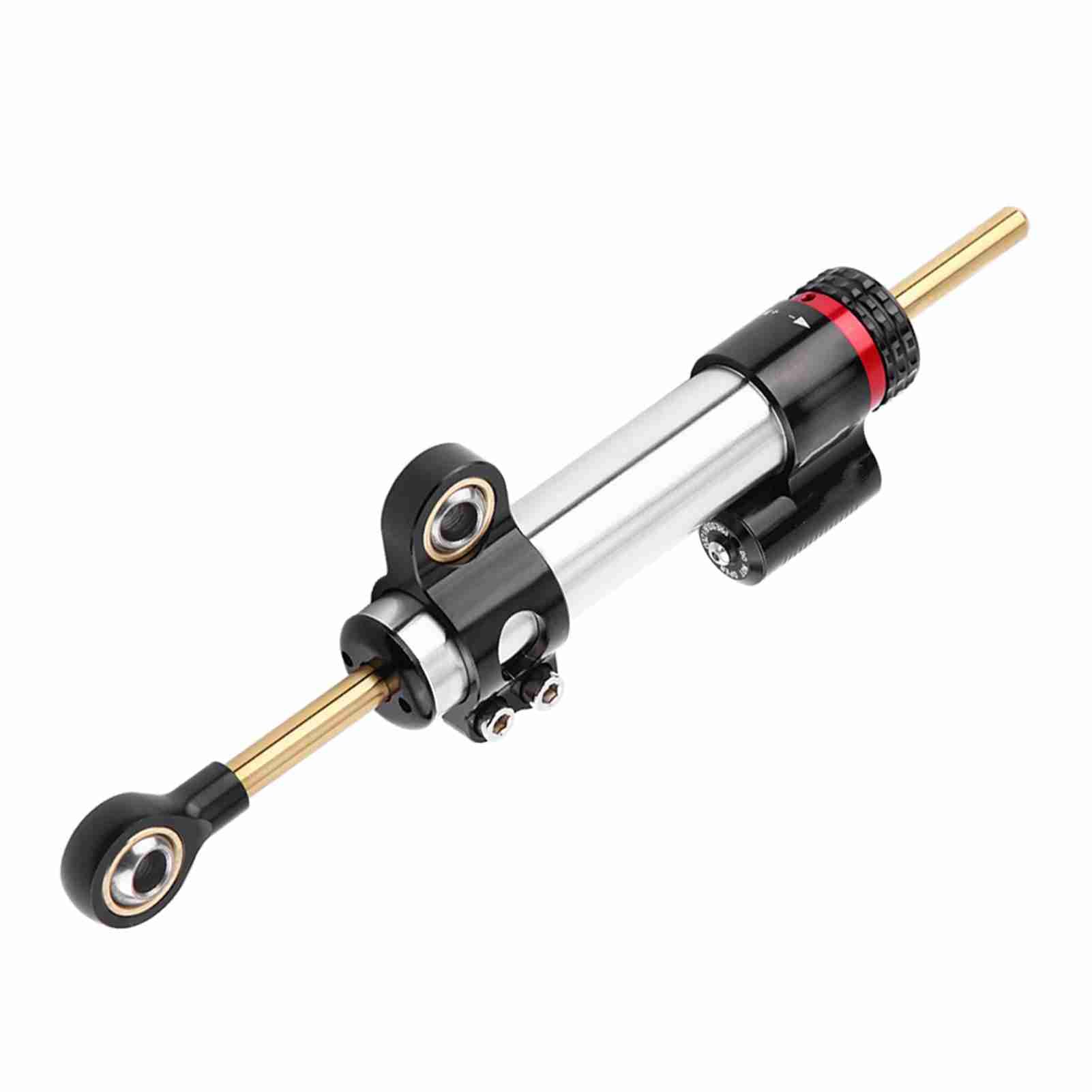 VOBOR Aluminiowy Transmisja Układu Kierowniczego Stabilizator Motocyklowy CNC Wrażliwy na prędkość System Tłumienia Uniwersalne Dopasowanie do MT10 MT07 MT09 z anodowaną rdzeniową (Krótki)