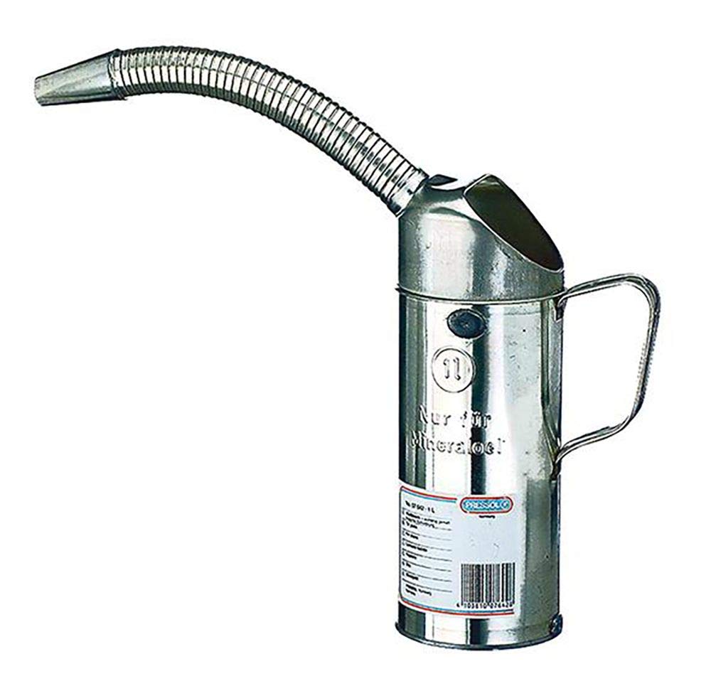 Pressol Measuring Jug Tin Plate with Flex Spout 1 Litre Capacity, Pack of 101164167