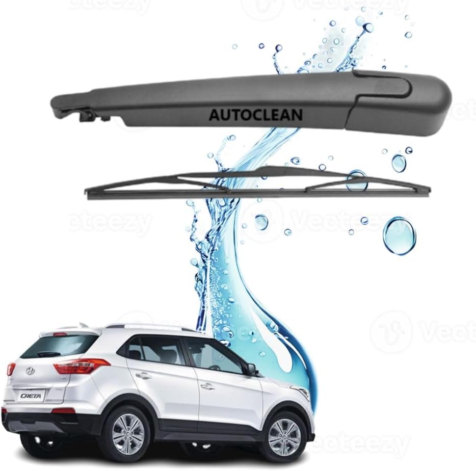 AutoClean Rear Wiper Arm Blade For Hyundai Creta (upto 2019 model)(Windshield Washer Tablet Free)