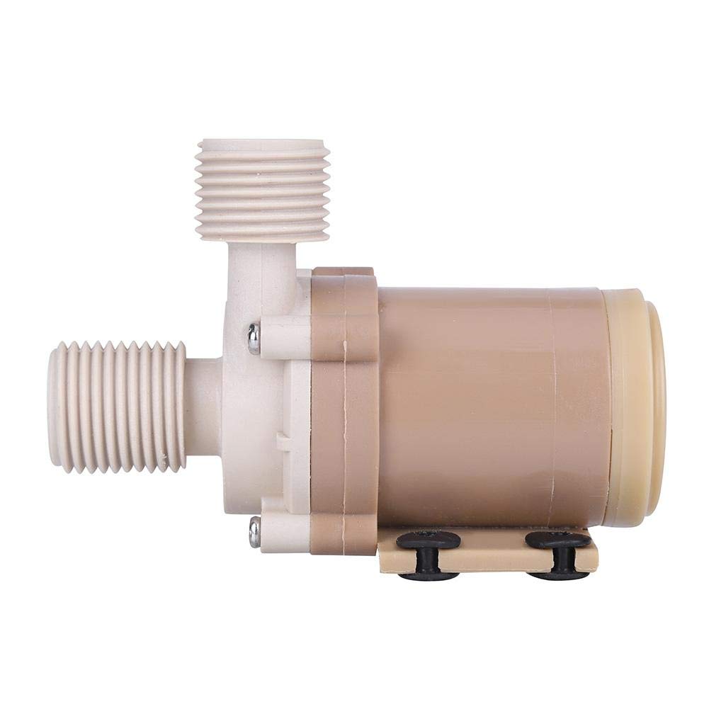 Wasserumwälzpumpe, DC 12 V, Tauchpumpe, Aamphibienpumpe, maximaler Durchfluss 6,5 l/min, Umwälzpumpe für Warmwasser/Kühlung
